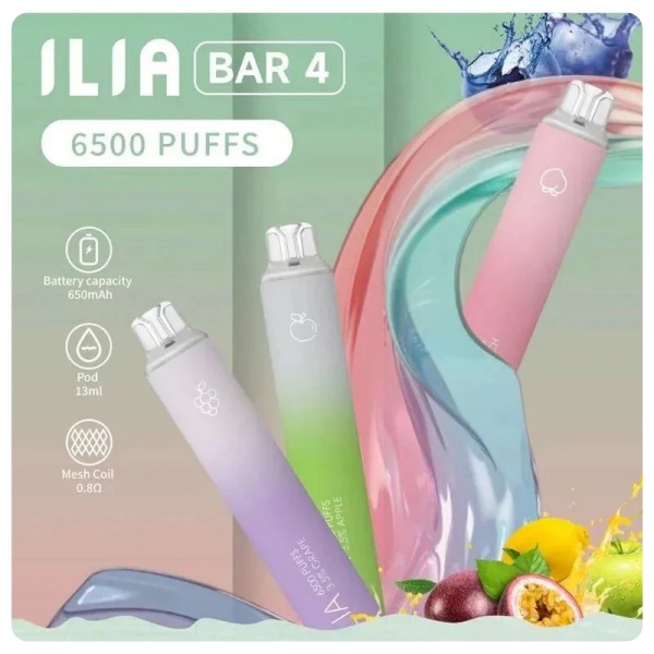 ilia拋棄式 ilia6500口拋棄式電子煙 ilia一次性電子煙 SP2S電子煙 新日期 10/19